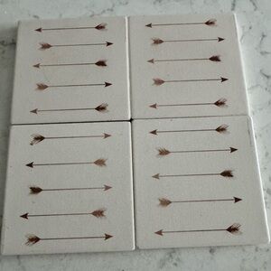 Arrow Design Coasters